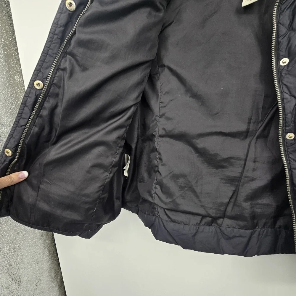 Eddie Bauer EB 700 Full Zip Quilted Down Puffer Vest Women's XXL Black Outdoor - Picture 13 of 14